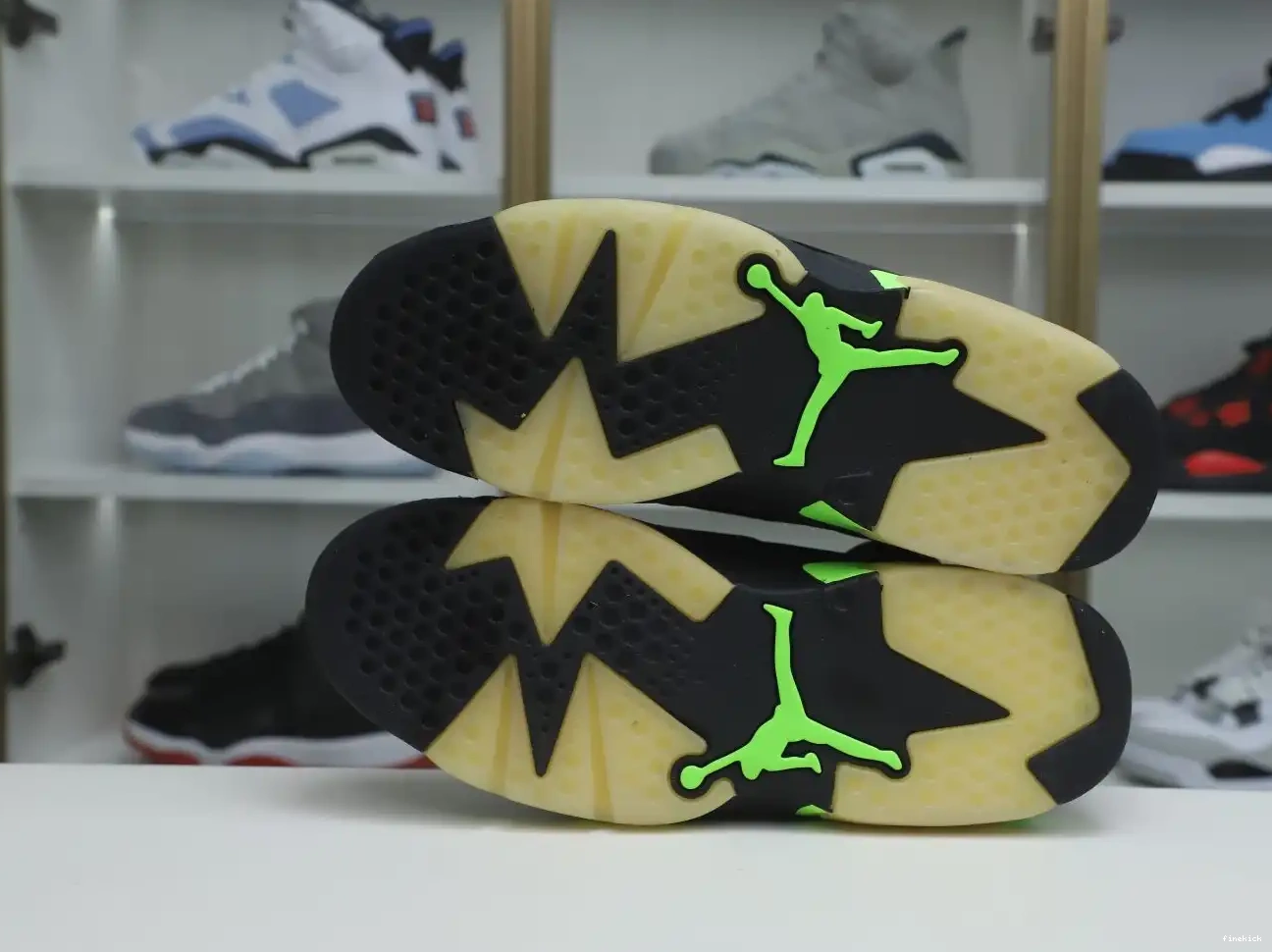 AIR 6 GREEN' JORDAN RETRO 'ELECTRIC 0522